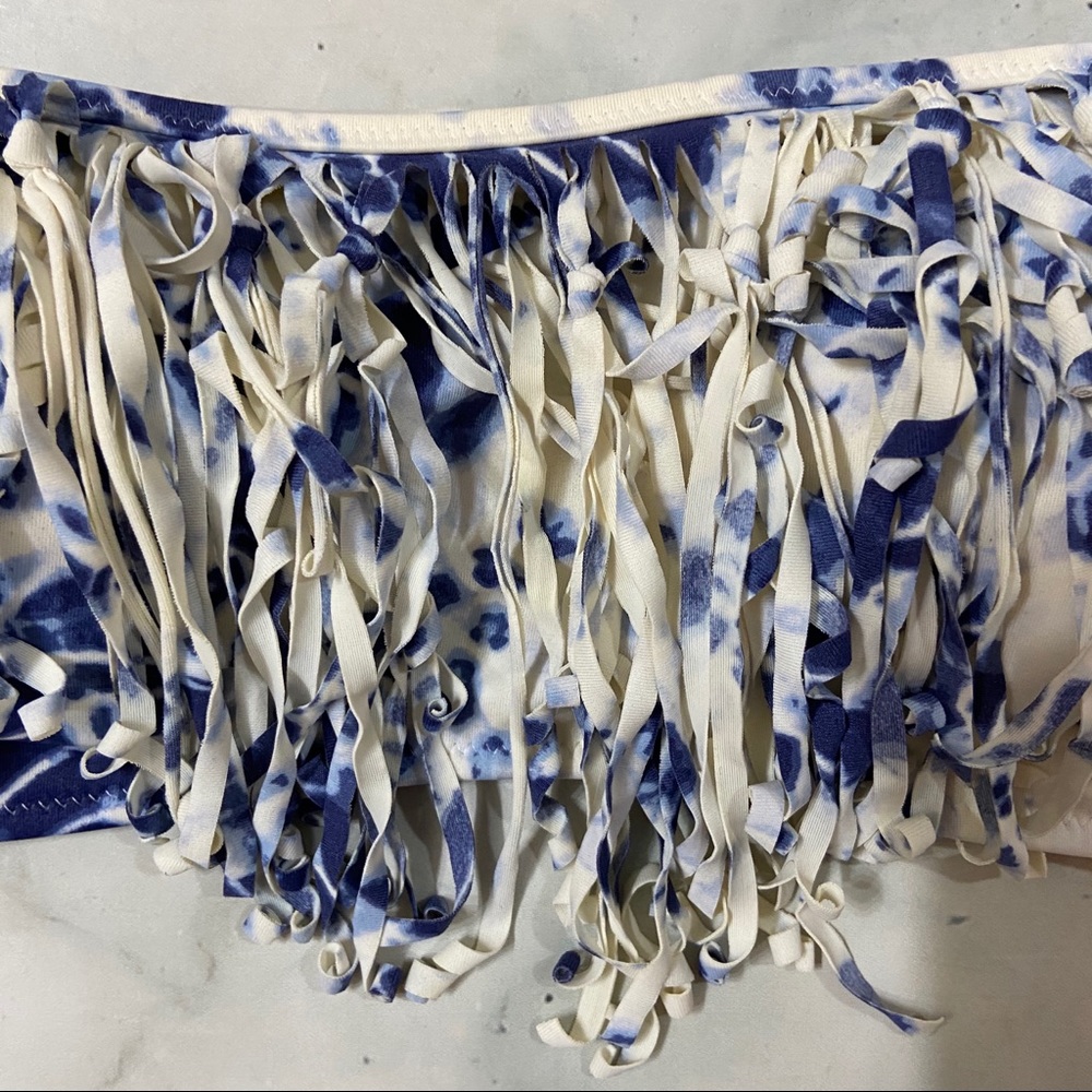 Victoria’s Secret Tye Dye Fringe Convertible Swim - Picture 2 of 7